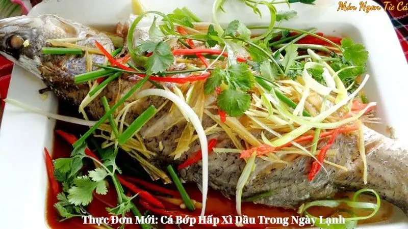 Thực Đơn Mới: Cá Bớp Hấp Xì Dầu Trong Ngày Lạnh